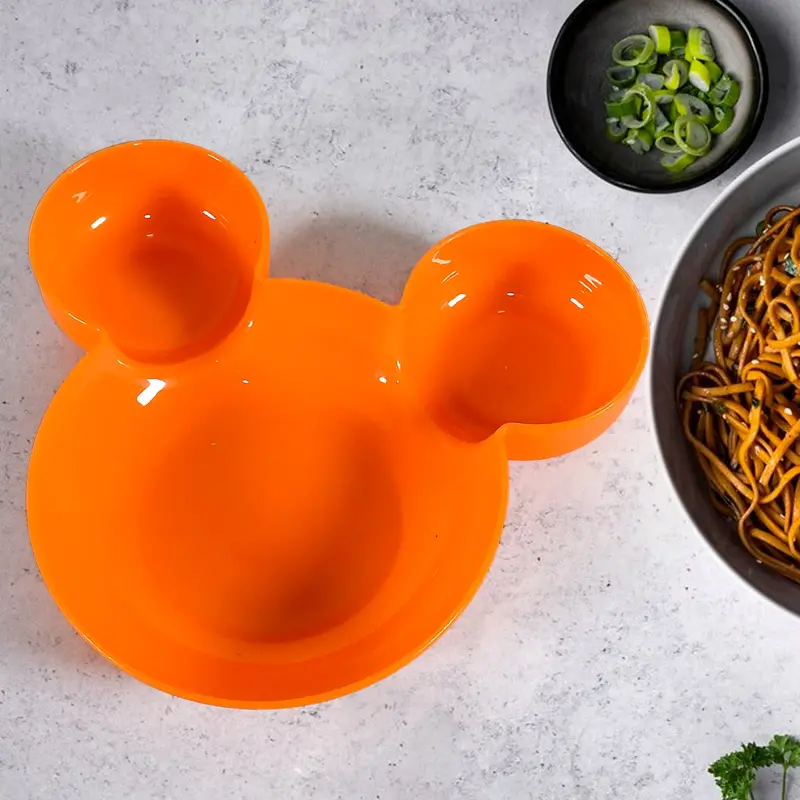 Mickey Mouse-Themed Kids’ Plate – Cartoon Design Serving Dish For Toddlers (1 Piece) 1