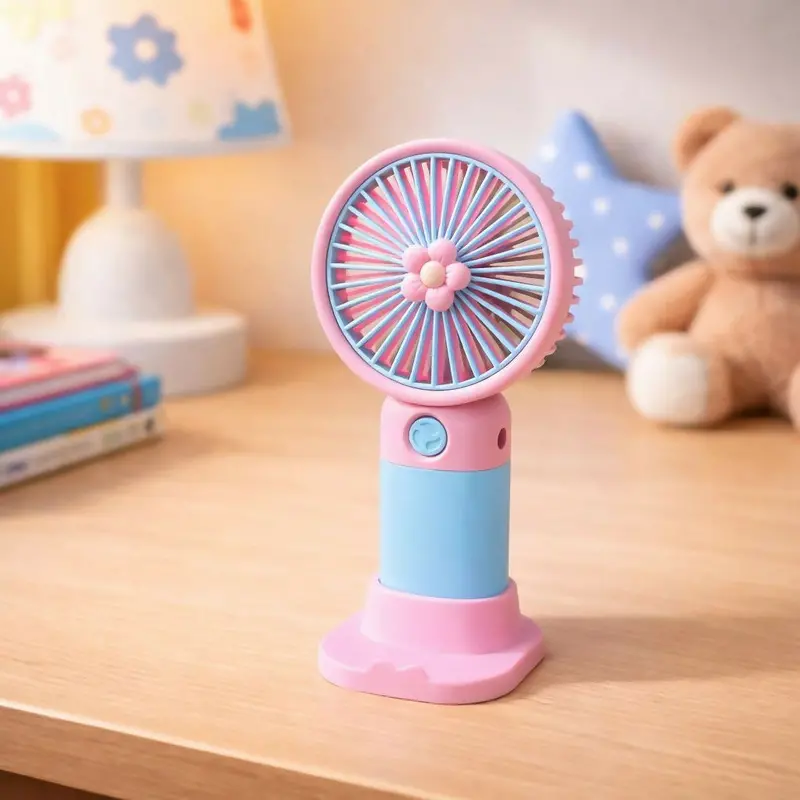 Mini Desk Fan With Stand – Lightweight 3-Speed Personal Cooler 1