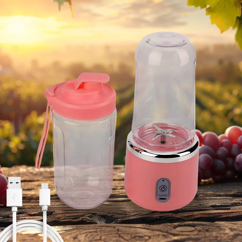 Mini Portable Juicer Blender Combo – Includes Travel Bottle & Cup (2-Piece) 1