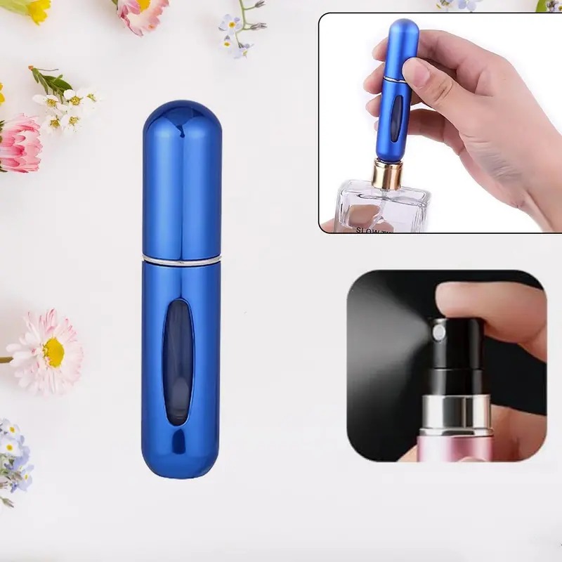 Mini Refillable Perfume Spray Bottle – Portable Empty Atomizer (Assorted Colors) 1