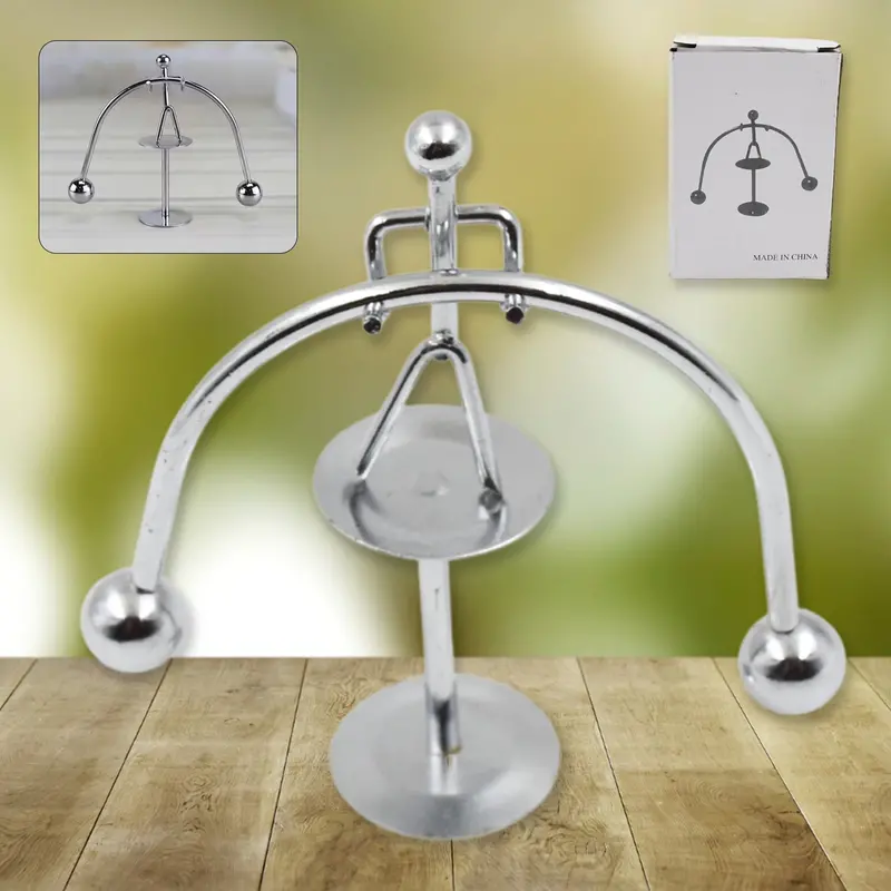 Mini Steel Balance Toy – Desktop Physics Demonstration Model With Smooth Oscillation 1