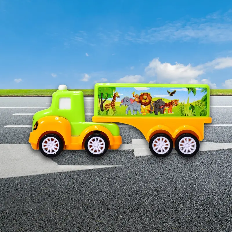 Mini Toy Truck – Vibrant Green & Yellow Play Vehicle For Toddlers 1