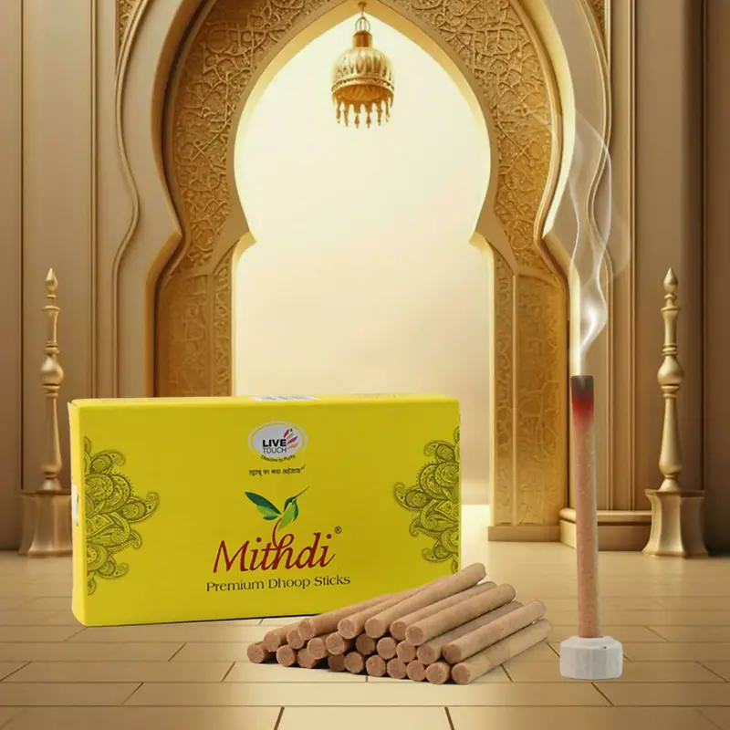 Mithdi Premium Dhoop Stick Box – Handmade Ritual Incense (50G) 1
