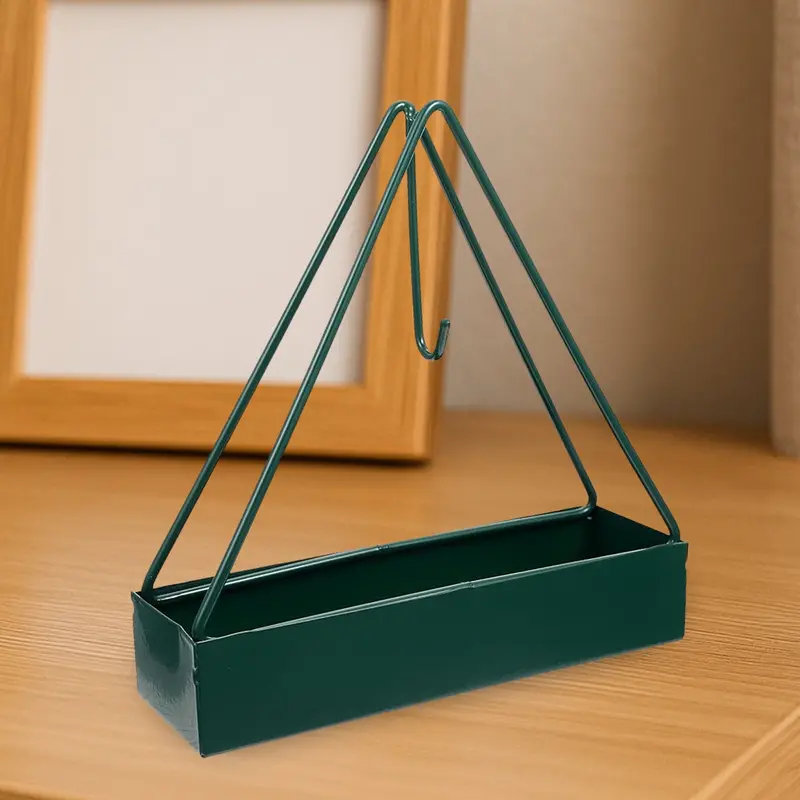 Modern Triangular Iron Mosquito Coil Holder For Indoor & Outdoor Use 1