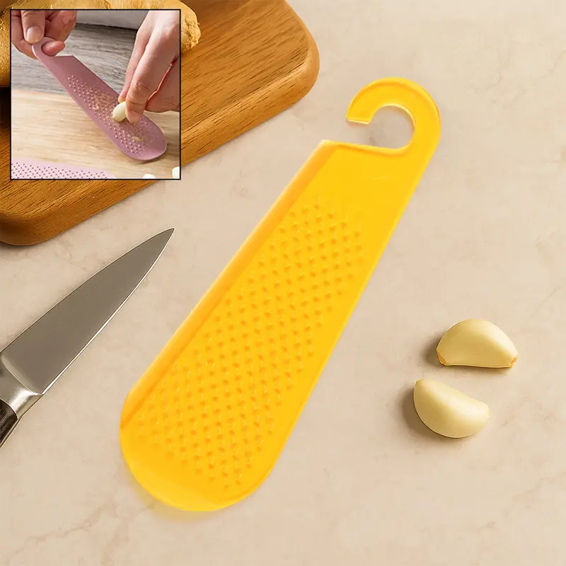 Multi-Use Garlic & Ginger Grater With Hanging Hook – Stainless Steel 1