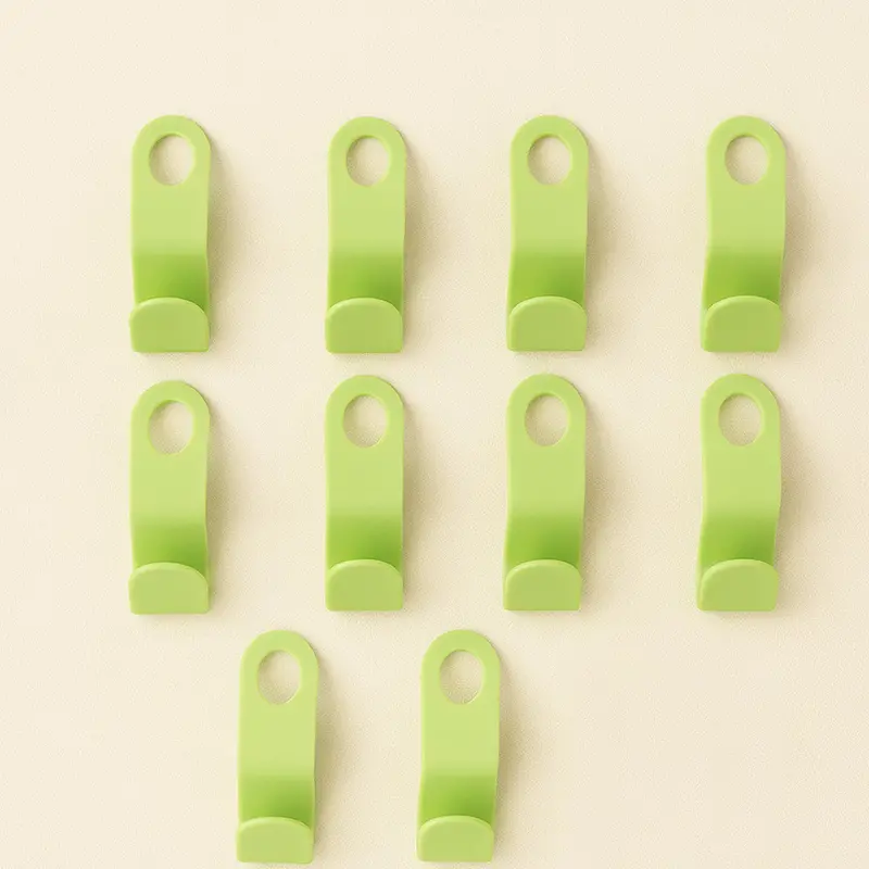 Multi-Use Plastic Hanger Hooks – Space-Saving Organizer Set (10 Pieces) 1
