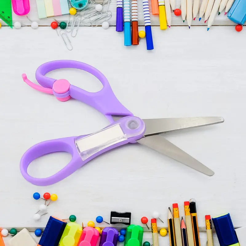 Multipurpose Scissors With Ergonomic Grip And Stainless Steel Blades – Mixed Colors 1