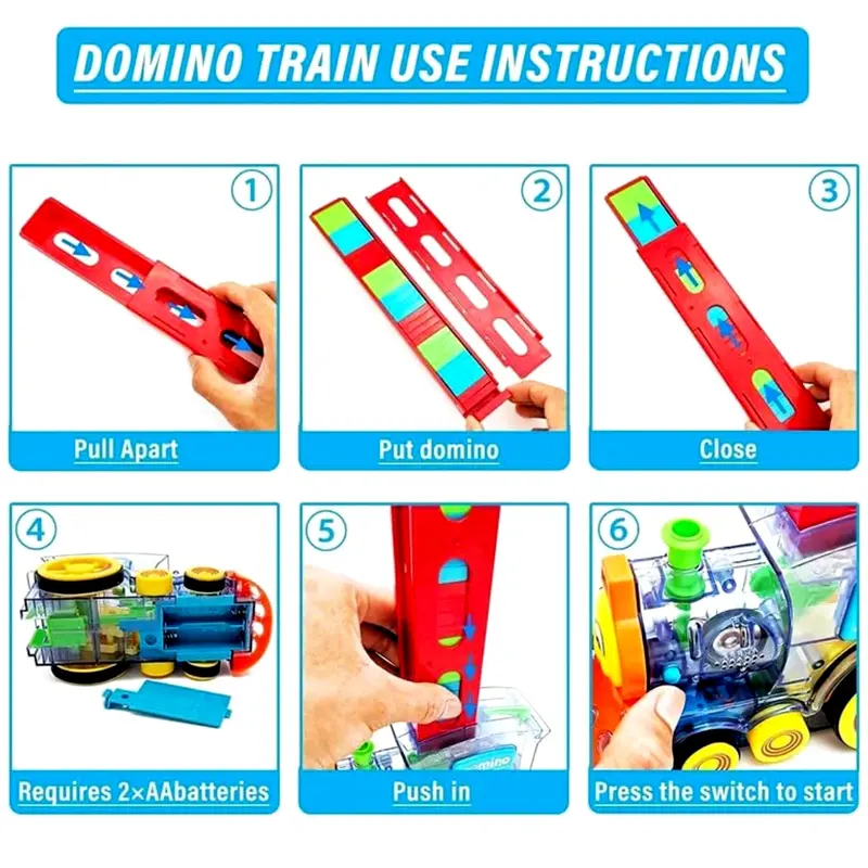 Musical Light-Up Train Engine Building Set – 60-Piece Creative Toy 1