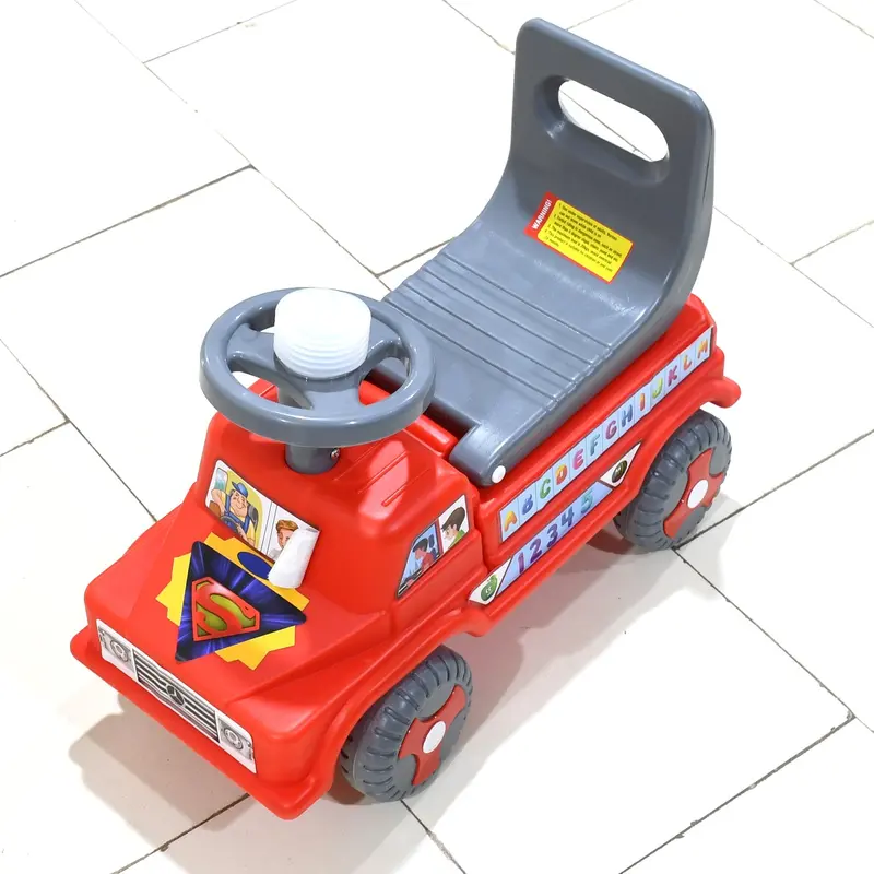 Musical Ride-On Push Car For Toddlers – Safe, Sturdy Baby Scooter With Horn & Backrest 1