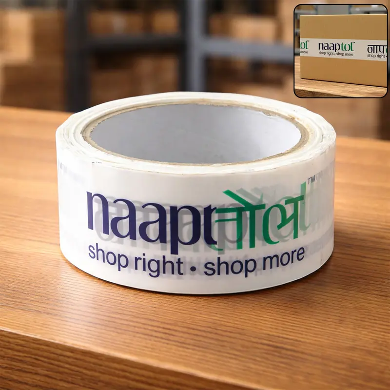 Naaptol Heavy-Duty Printed Packaging Tape – 100Mm X 50Mm Adhesive Roll 1