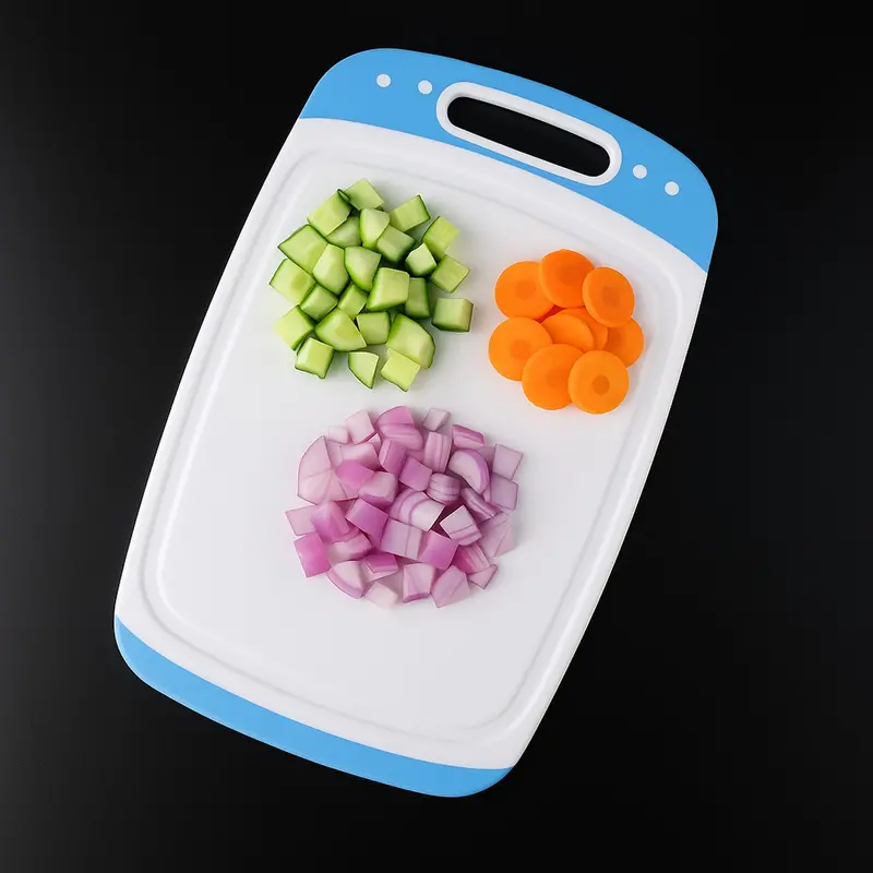 Non-Slip Plastic Cutting Board – Durable Kitchen Chopping Mat For Fruits, Vegetables & More 1