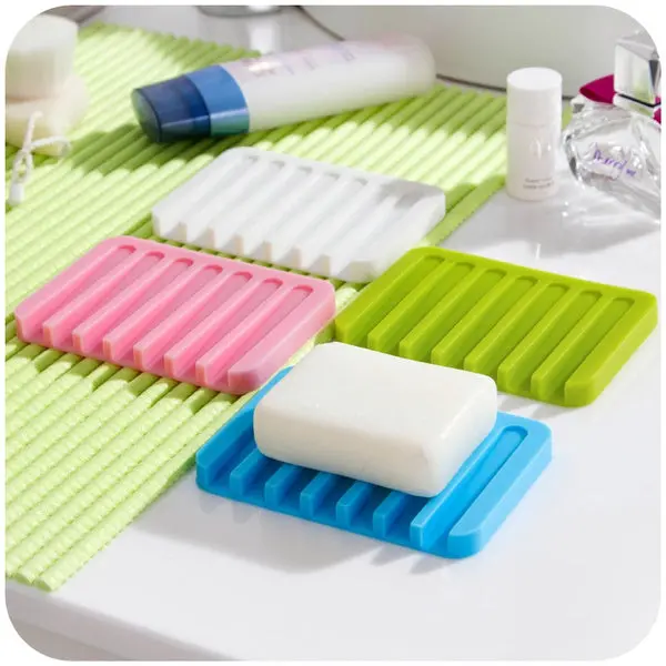 Non-Slip Silicone Soap Dish For Shower And Bathroom Use 1