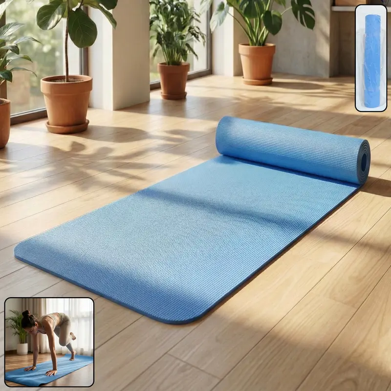Non-Slip Yoga Mat – 178 X 60 Cm Premium Exercise Mat In Vibrant Color Options 1