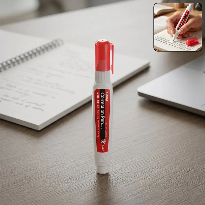 Oddy Precision Correction Pen – Fine-Tip, Odorless White-Out (8 Ml) 1