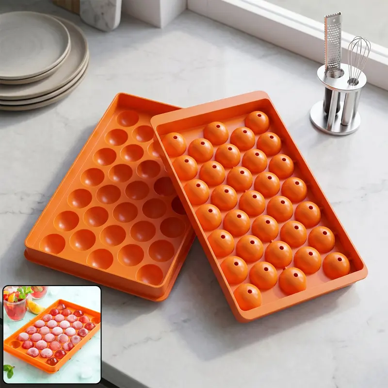 Orange Lollipop Candy Making Machine – Easy-To-Use Home Confectionery Device 1