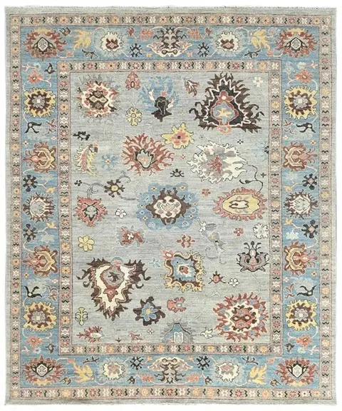 Oushak-Style Antique-Replica Rug (Ar90842), 8'2" X 9'11" 1