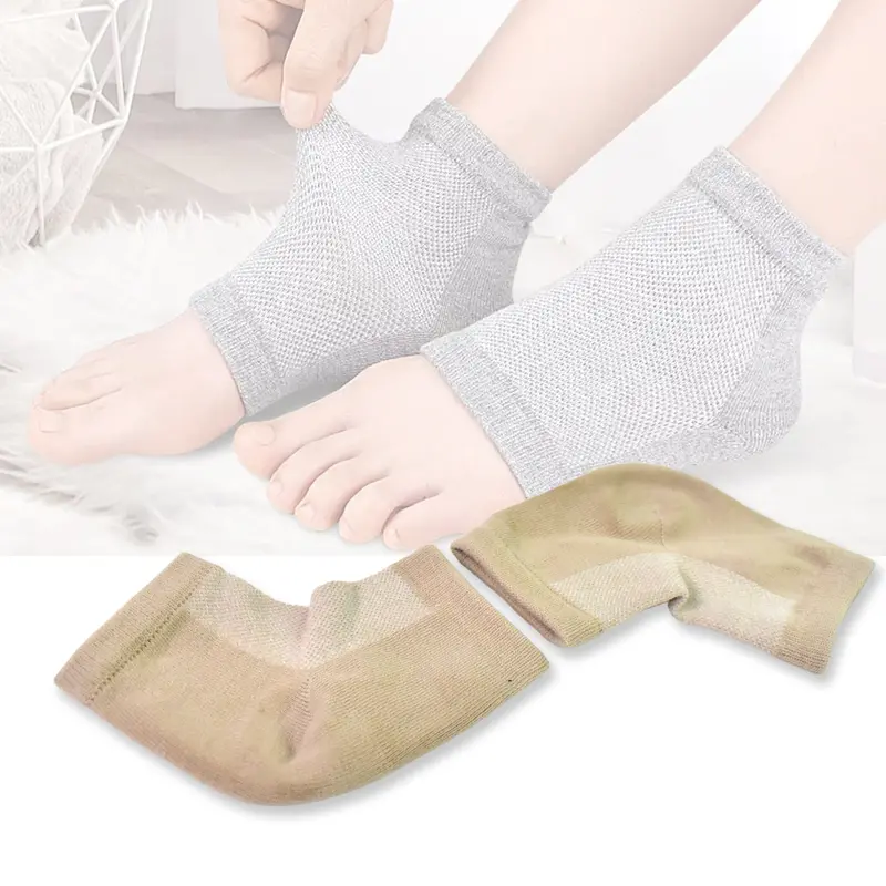 Overnight Heel Repair Socks – Moisturizing Sleep Therapy Pair (Mixed Colors) 1