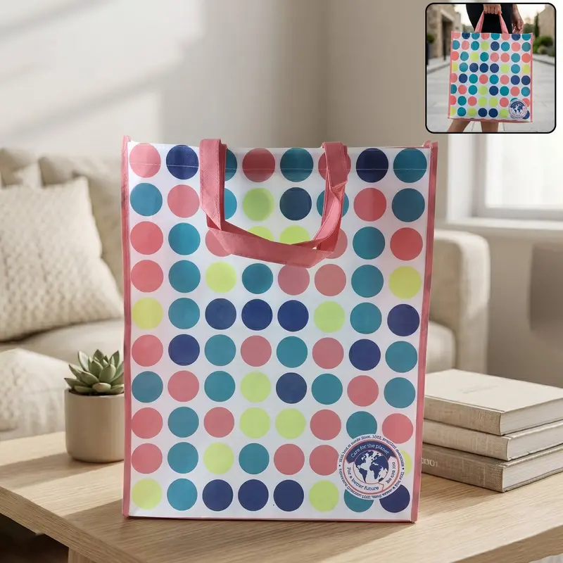 Oversized Printed Carry Hand Bag – 50 × 41 Cm, Fashionable & Functional Daily Tote 1