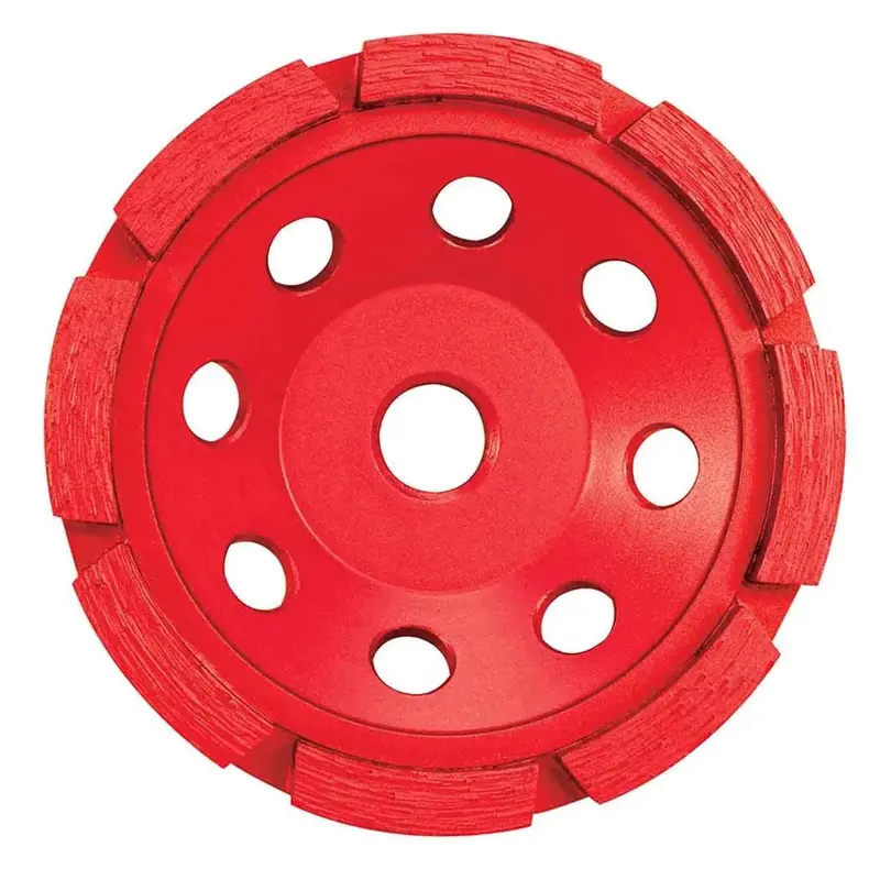 P2 Pro-V Single-Row Concrete Grinding Cup – 4" X 5/8"-11 1
