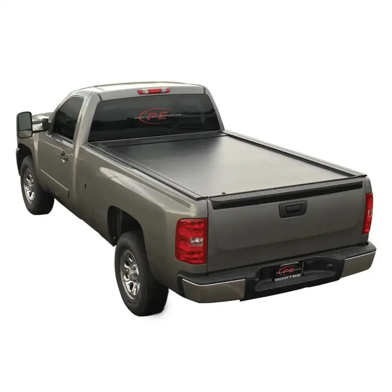 Pace Edwards Jackrabbit Full-Metal Tonneau Cover – Hard Folding Truck Bed Cover (Model #M-Fmca03A25) 1