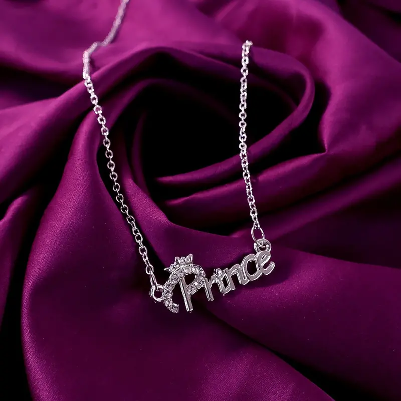 Personalized 'Prince' Name Locket Pendant Necklace With Chain – Unisex 1