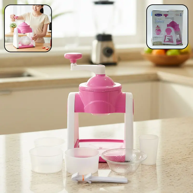 Pink Manual Gola Maker – Compact & Colorful Sweet-Making Aid 1