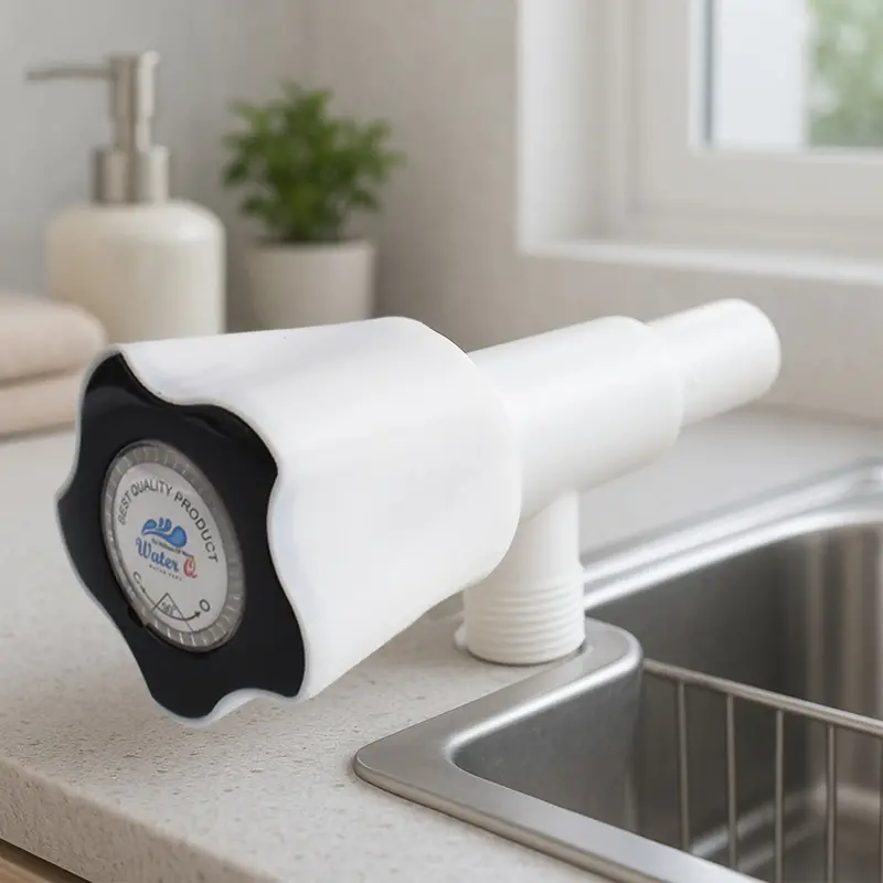 Plastic Angle Cock Tap – Compact 90° Water Valve For Tight Spaces 1