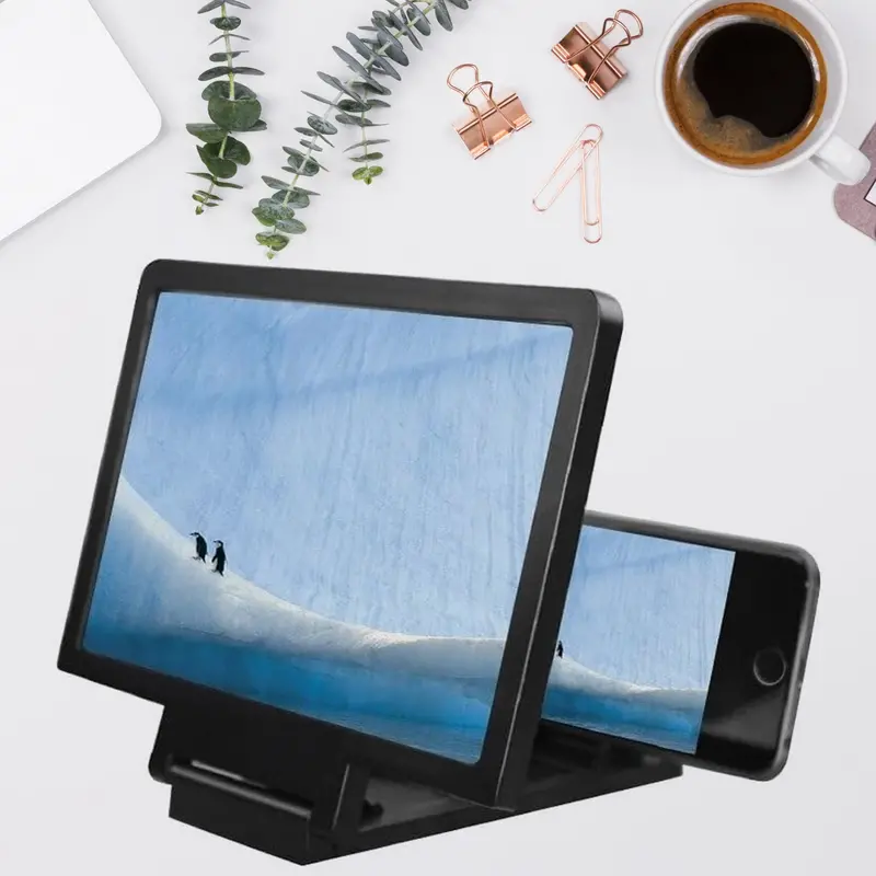Portable 3D Phone Screen Magnifier – Clip-On Zoom Display For Clearer Viewing 1