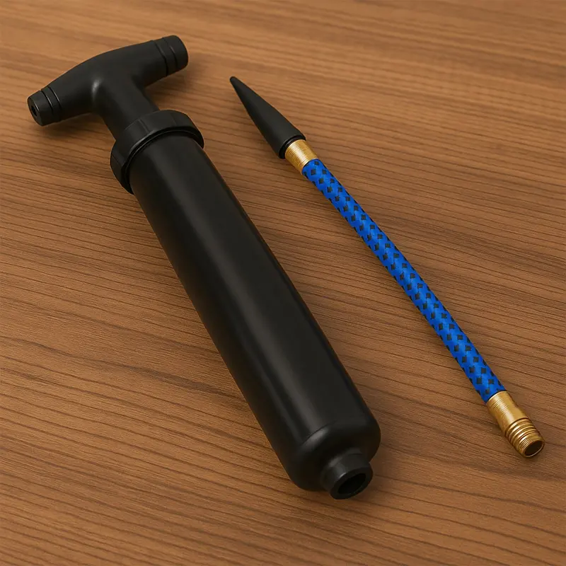 Portable Air Pump Kit – Compact Inflator With Plastic & Metal Pin For Balls & Inflatables 1