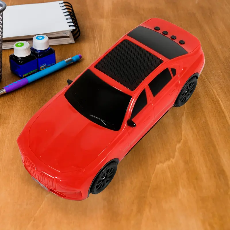 Portable Bluetooth Speaker In Retro Car Design – Wireless Music Player With Built-In Audio Support 1