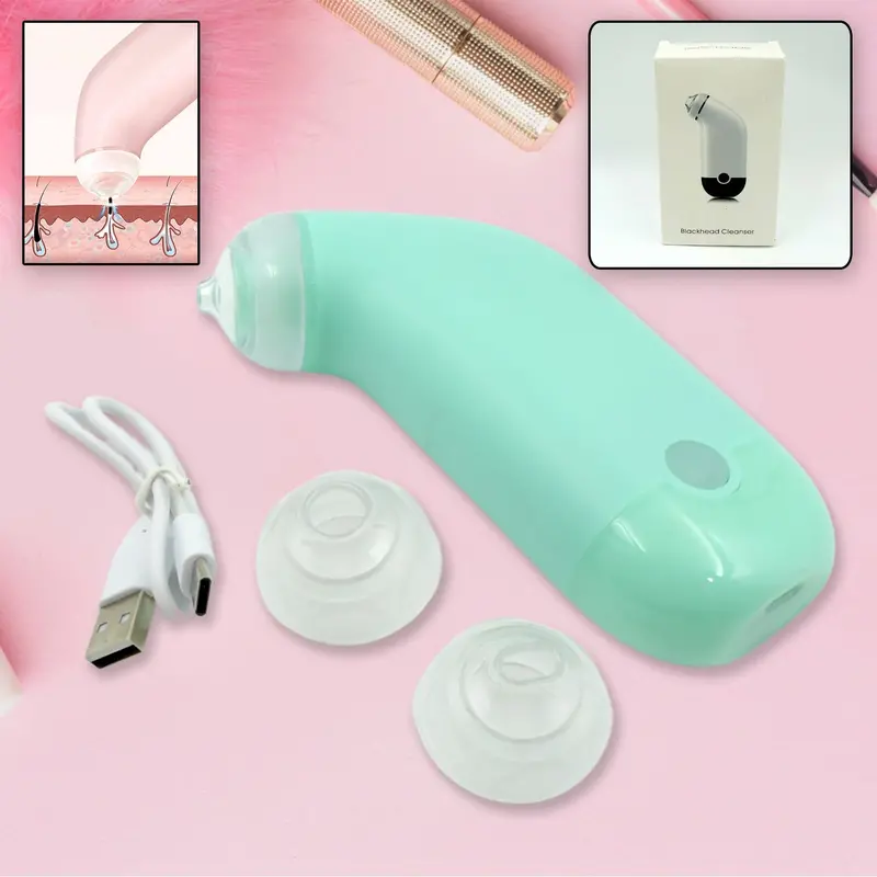 Portable Handheld Blackhead Vacuum With Facial Massage Mode 1