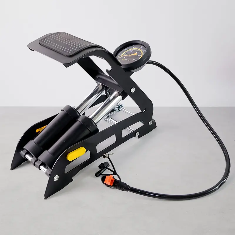 Portable High-Pressure Foot Air Pump – Manual Inflator For Bikes, Cars & Sports Gear 1