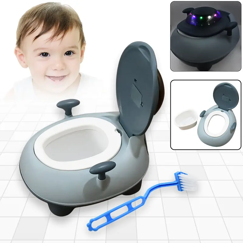 Portable Potty Training Seat With Soothing Light & Music For Toddlers (12+ Months) 1
