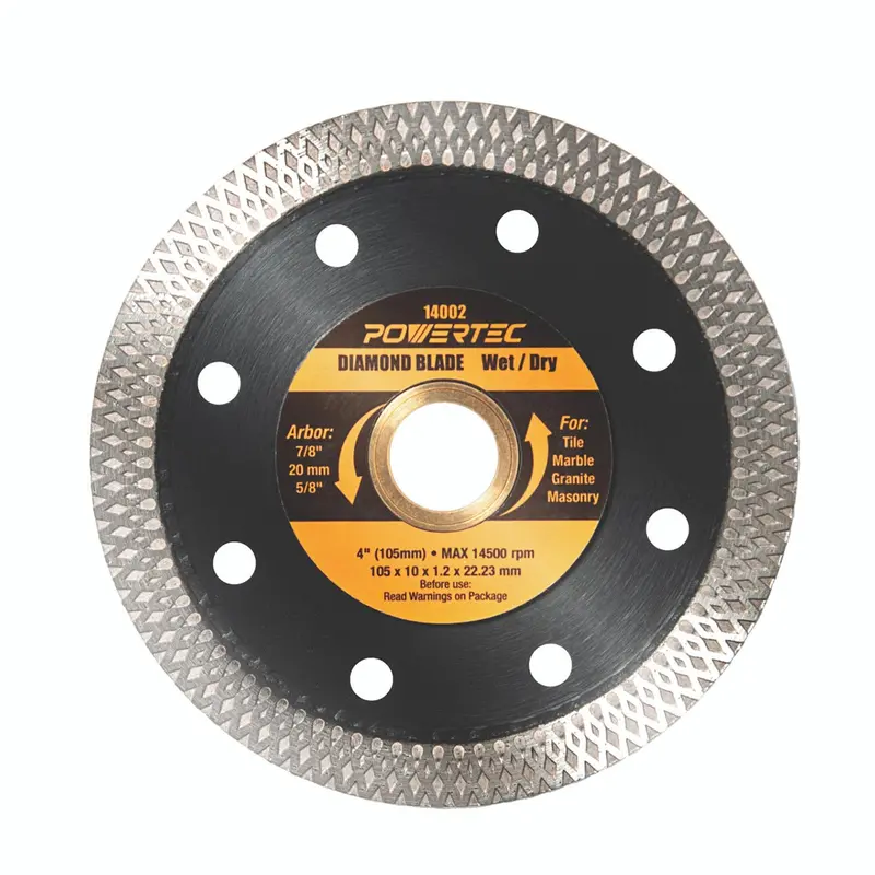 Powertec 4-Inch Diamond Blade For Angle Grinders 1