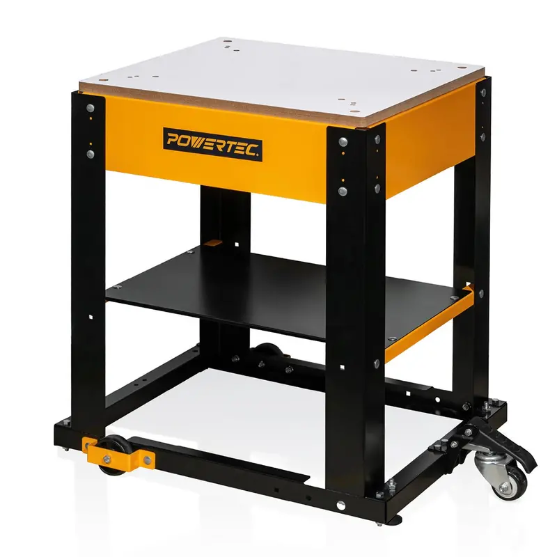 Powertec Mobile Tool Stand With Locking Casters 1