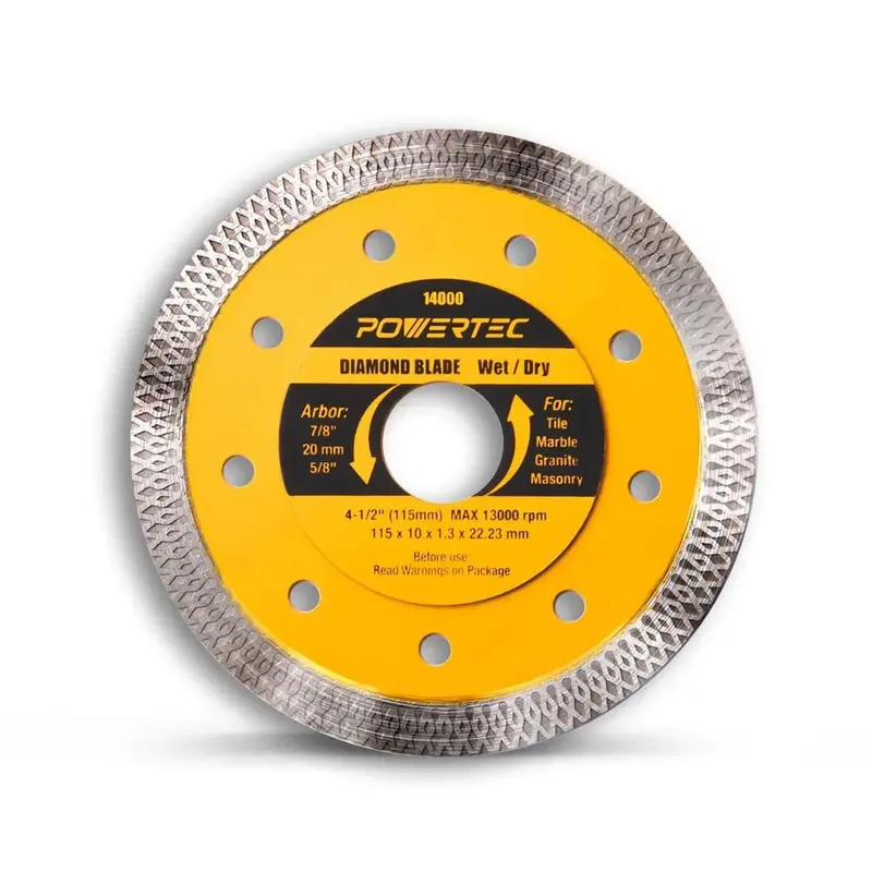 Powertec Porcelain-Cut Diamond Cutting Blades 1