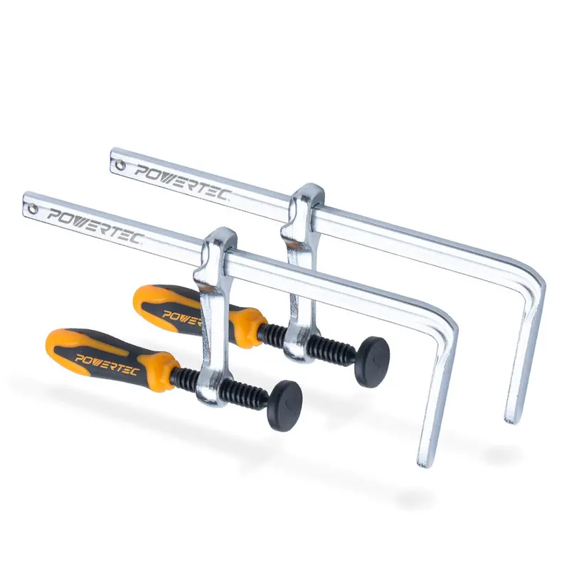 Powertec Quick-Screw Guide Rail Clamp – 7" × 2-3/8" 1