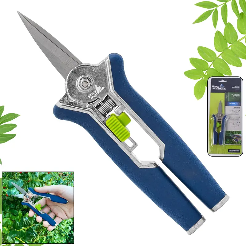 Precision Micro Pruning Snips – Fine-Tip Garden Scissors For Delicate Trimming 1