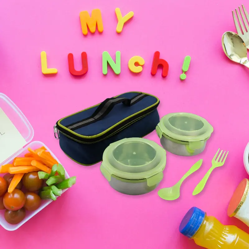 Premium Airtight Stainless Steel Multi-Compartment Lunch Box – Leak-Proof & Travel-Ready 1