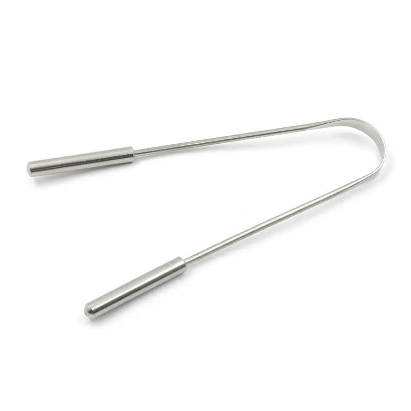 Premium Metal Tongue Cleaner – Stainless Steel Or Copper Design For Kids & Adults 1