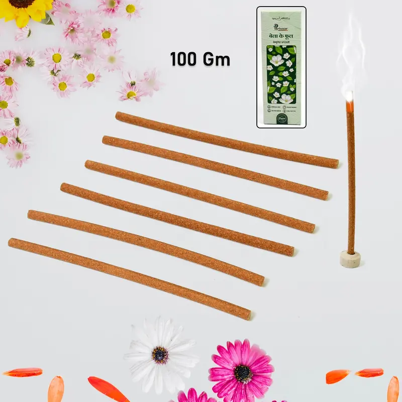 Premium Mixed-Flavor Incense Sticks (100G With Holder) 1