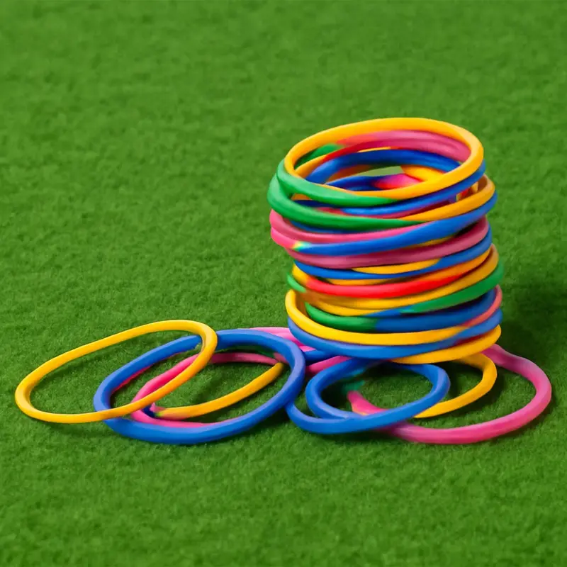 Premium Multicolor Elastic Rubber Bands – Durable Nylon Loops For Office, Kitchen, School & Hair Use 1