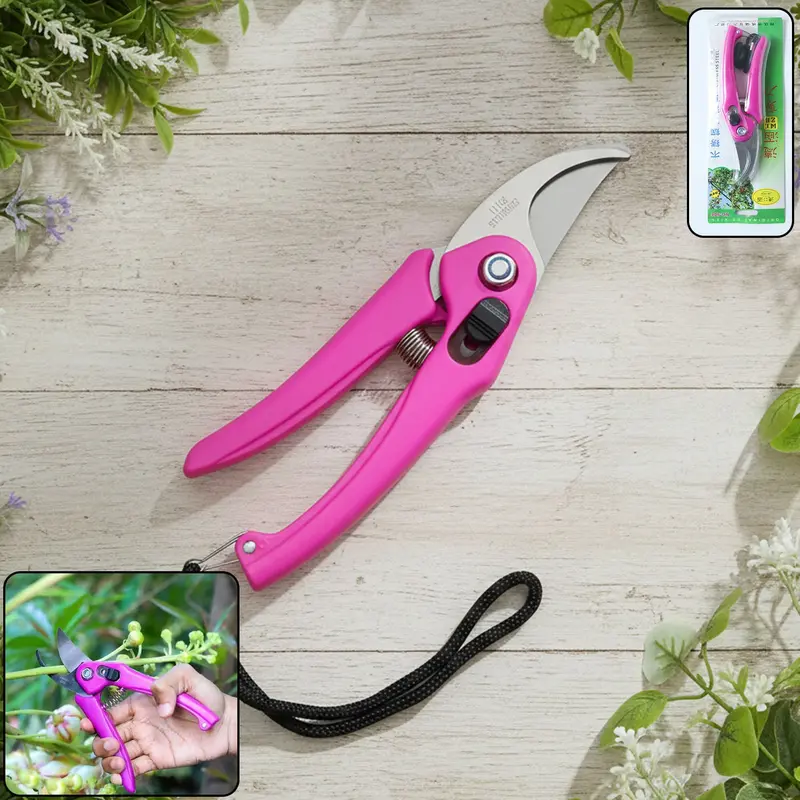 Premium Stainless Steel Garden Pruning Scissors For Flowers & Shrubs 1