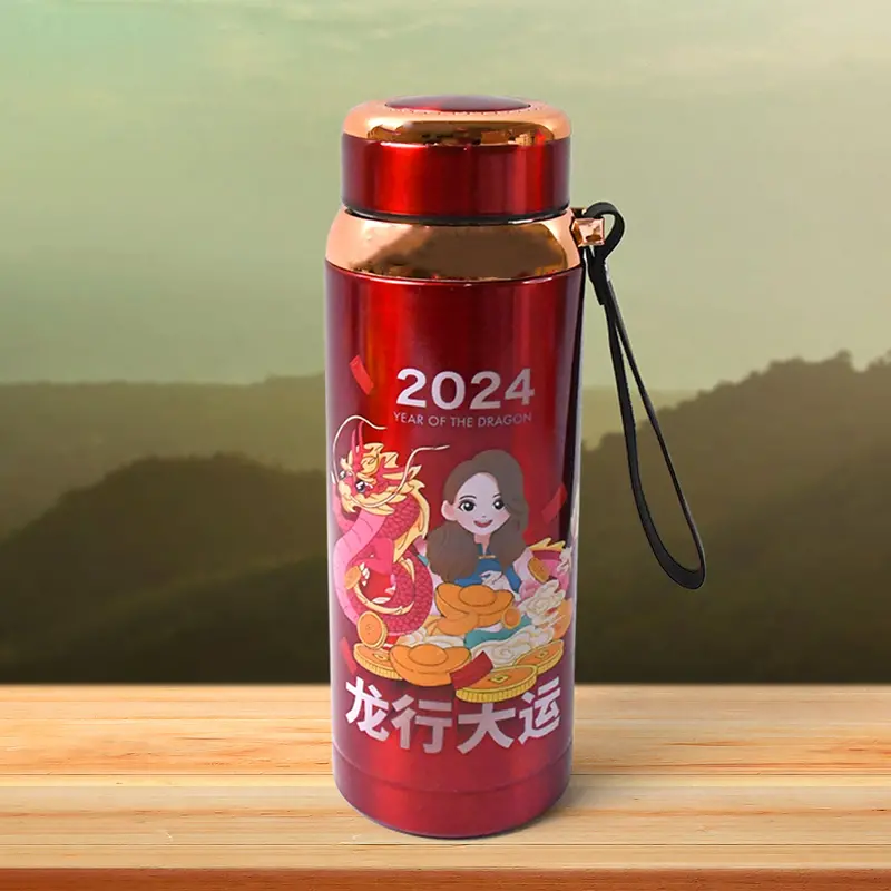 Printed Insulated Water Bottle – 800 Ml Vacuum-Sealed Design 1
