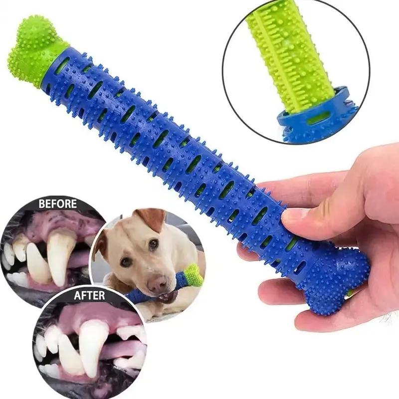 Puppy Dental Chew Brush – Soft Bristle Tooth Cleaning Toy For Dogs 1