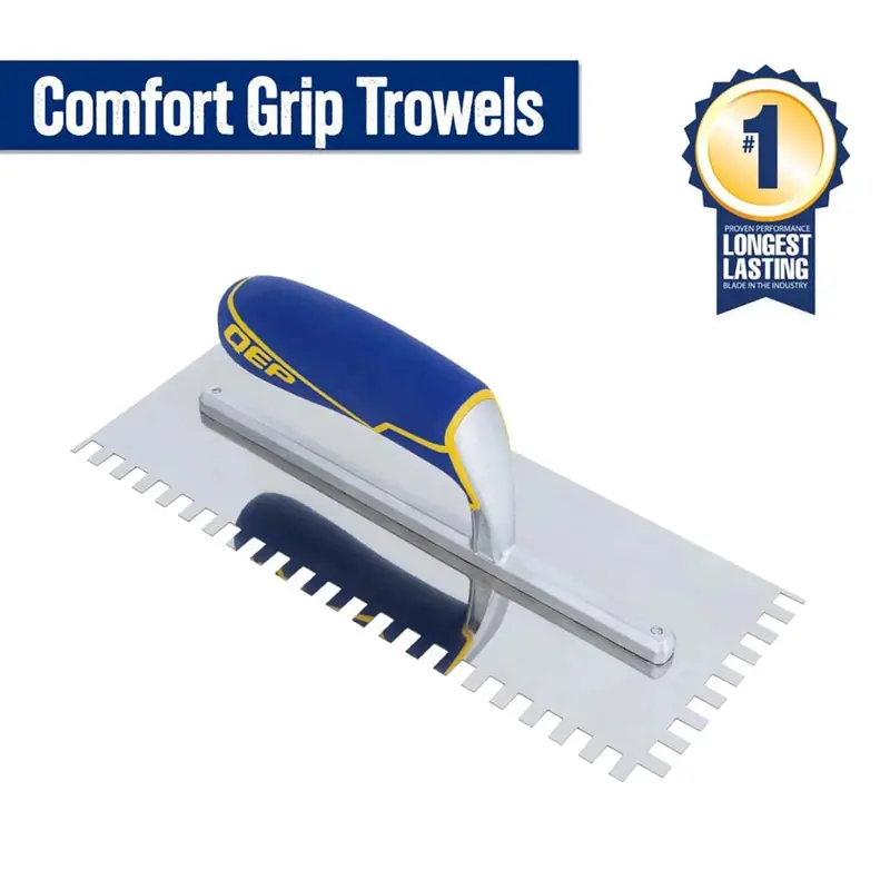 Qep Slant Comfort-Grip Trowel – Ergonomic Handle Design 1