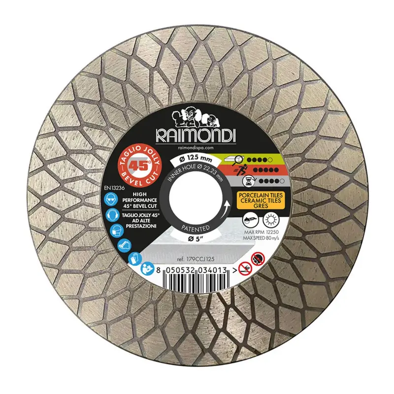 Raimondi Diamond Blade For 45° Bevel Cutting On Stone And Tile 2