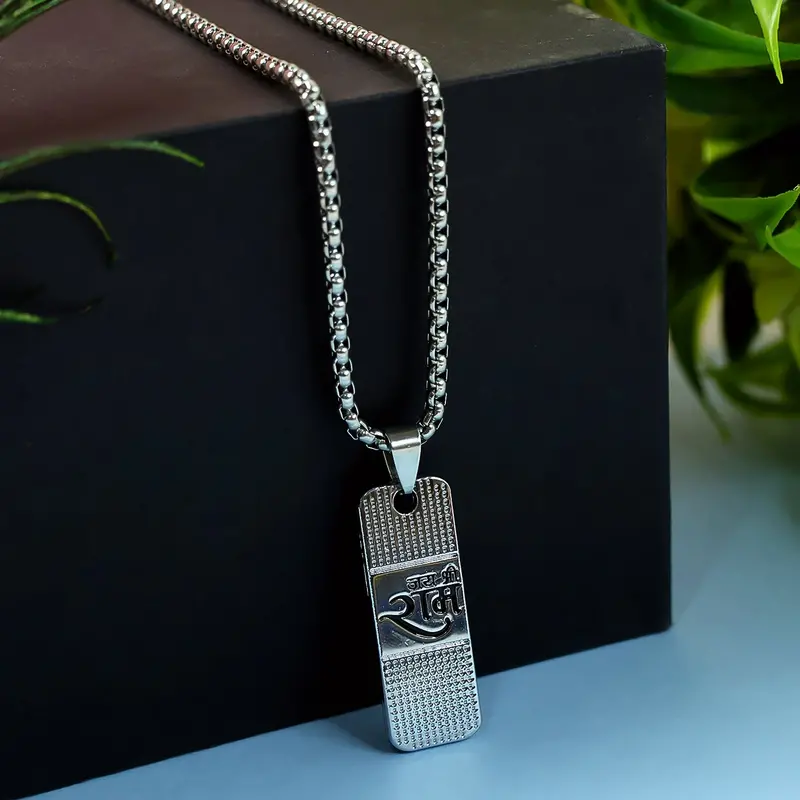 Ram Symbol Pendant Necklace – Silver-Plated Spiritual Jewelry For All Genders 1