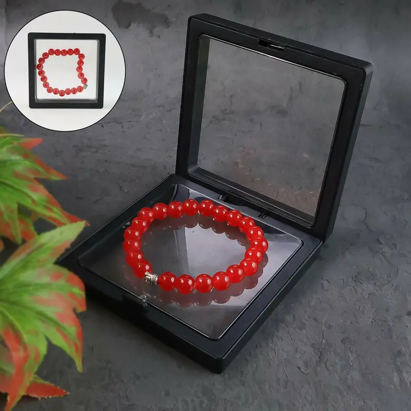 Red Buddha Charm Bracelet In Secure, Elegant Display Box 1