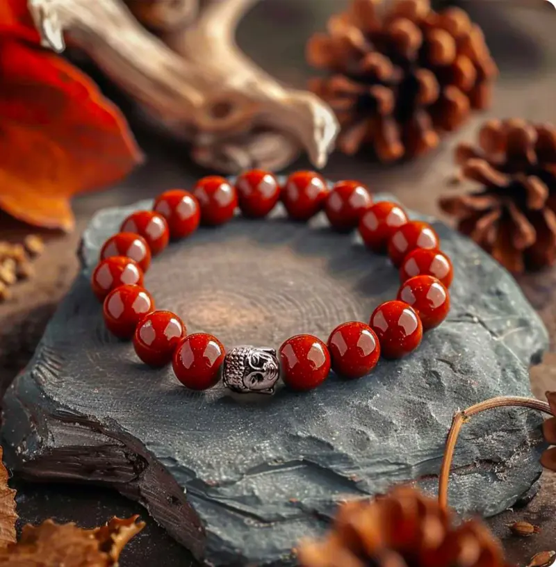 Red Jasper Energy Bracelet – Natural Grounding Stone Jewelry 1